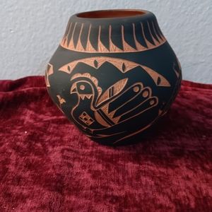 Vintage Shdiya'aits'a Acoma Pottery Bowl
